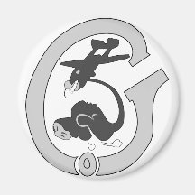 Kampfgeschwader z.b.V. 1 Abzeichen der 1. Staffel Fridge Magnet