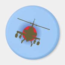 Kampfhubschrauber fighting helicopter magnete