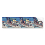 Kanadehon Chushingura act six by Utagawa,Sadahide Bumper Stickers