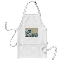 Kanagawa Wave by Katsushika Hokusai Apron