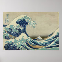Kanagawa Wave by Katsushika Hokusai Posters