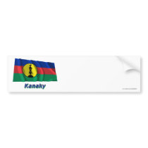 Kanaky Waving Flag with Name