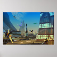 Kanarr Spaceport Posters