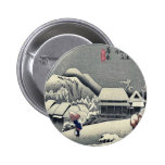 Kanbara by Ando, Hiroshige Ukiyoe Pins