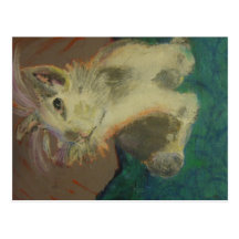 kandinsky bunny post card