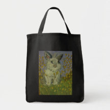 kandinsky bunny tote bag