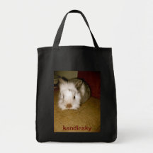 kandinsky bunny tote bag