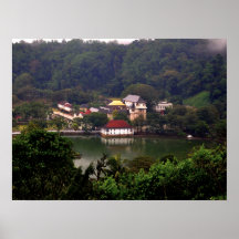 Kandy temple, Sri Lanka Posters
