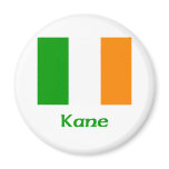 Kane Irish Flag magnets