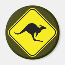 Kangaroo Fridge Magnets