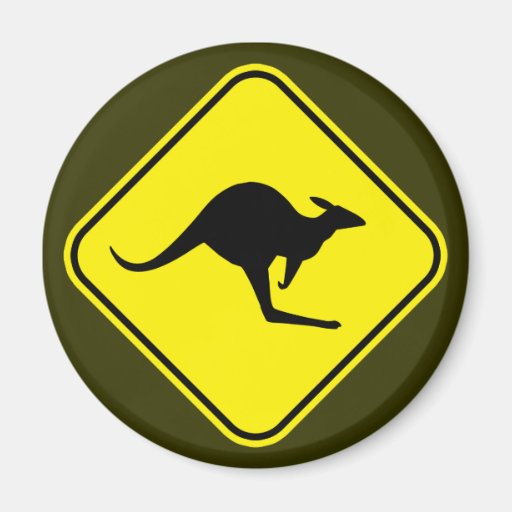 Kangaroo Fridge Magnets