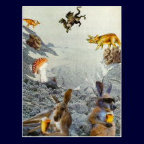 Kangaroo Holiday Postcards postcards