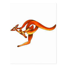 Kangaroo Postcard