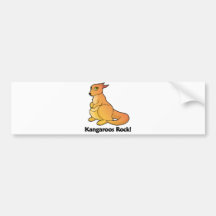 Kangaroos Rock! Bumper Sticker
