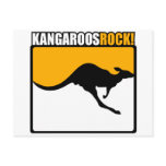 Kangaroos Rock! Post Card