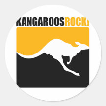 Kangaroos Rock! Sticker