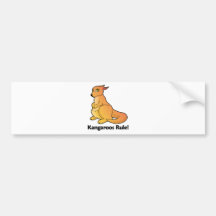 Kangaroos Rule! Bumper Stickers