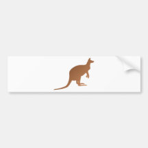Känguru kangaroo auto aufkleber