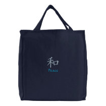 Kanji Character for Peace on a Tote Bag