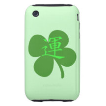 Kanji Clover Tough iPhone 3 Case