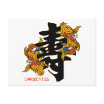 Kanji Koi Fish Longevity Postcards