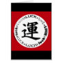 Kanji LUCK Design on Tshirts, Keychains, Mugs Cards