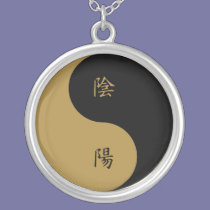 Kanji Yin Yang necklaces