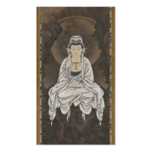 Kannon, Bodhisattva of Compassion c. 1500's Business Card Templates