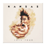 KANSAS - 1974 Tour Canvas Prints