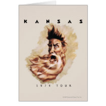 KANSAS - 1974 Tour Greeting Card
