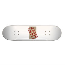 Kansas Born - Stamp on Map Custom Skate Board