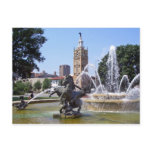 Kansas City, Missouri Plaza Fountain Postcard