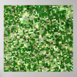 Kansas Crop Circles - Sat View Posters