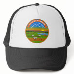 Kansas Flag Theme 01 hats