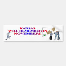 Kansas - Return Congress To The People!! Bumper Stickers