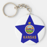 Kansas Star Key Chains