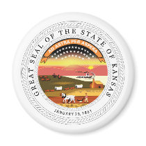 Kansas, USA magnets