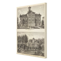 Kansas Wesleyan University Stretched Canvas Prints
