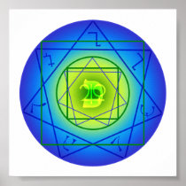 Kaph Sigil - Money, Expansion, Beauty Posters