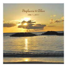 Kapolei Beach Wedding Invitation