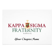 Kappa Sigma Fraternity Custom Invitation