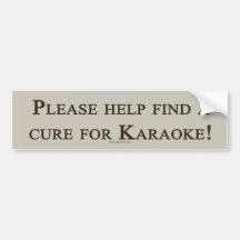 Karaoke de traitement ! autocollants pour voiture
