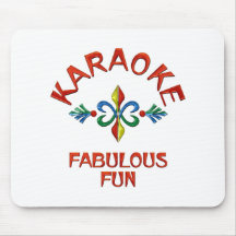 Karaoke Fabulous Fun Mouse Pad