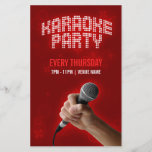 Karaoke Party flyer