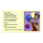 KARAOKE SING SINGING PARTY DIVA BUSINESS CARD
