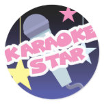karaoke star stickers