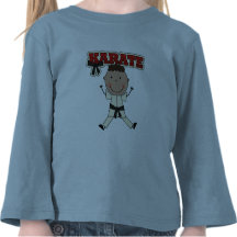 KARATE - African American Boy Tshirts and Gifts