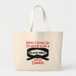 KARATE Black Belt Like My Daddy 1 Canvas Bags