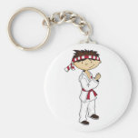 Karate Boy Keychain