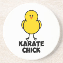 Karate Chick Drink Coasters